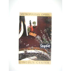 Bolshoi Opera New York City Metropolitan Stagebill June 1991 Lincoln Center